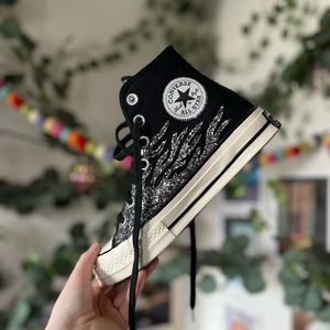 Converse Chuck 70 Glitter Shine Flame High Top Sneaker
